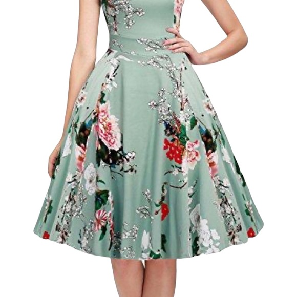 Owin vintage women’s floral dress medium - Picture 2 of 6